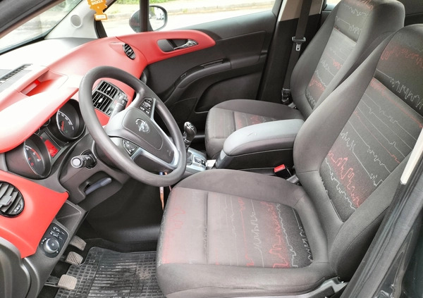 Opel Meriva cena 15900 przebieg: 217000, rok produkcji 2010 z Sieradz małe 79